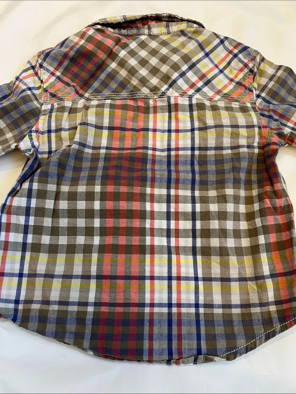 “Bundle 10/$13” OshKosh Genuine Kids 2T Plaid Button‑Front Shirt toddler boy - Picture 6 of 6